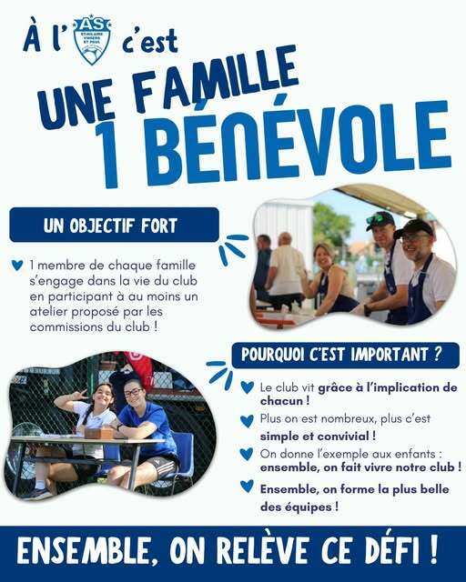 Un Famille = Un bénévole