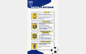  DATES À RETENIR 