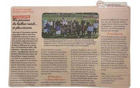 REVUE DE PRESSE